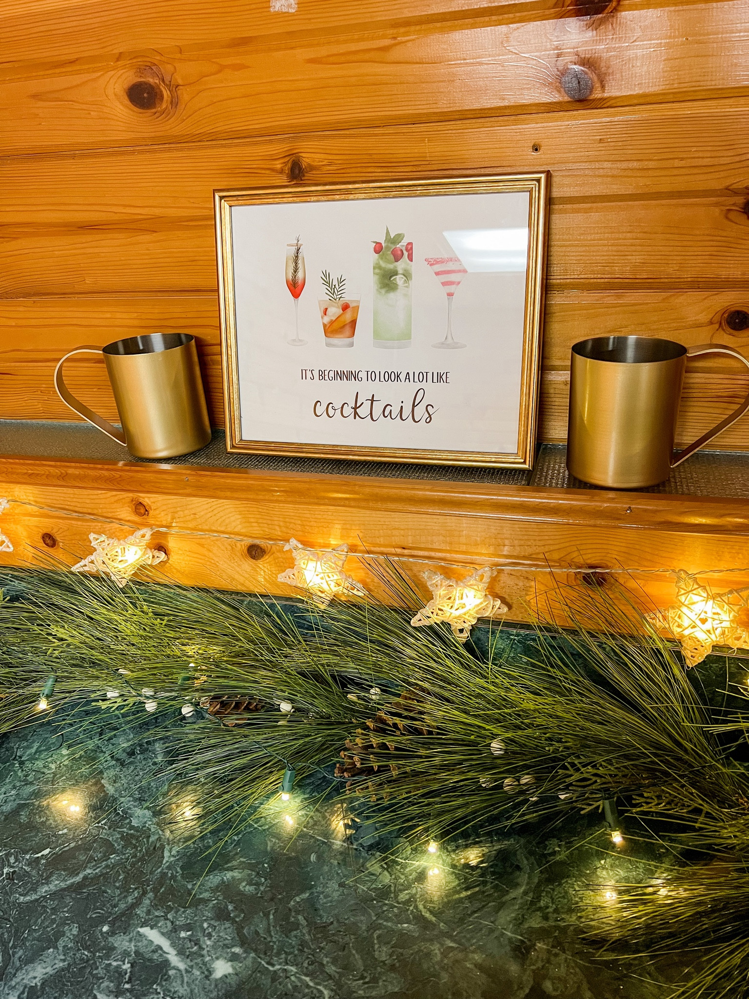 Christmas bar decor! 

Christmas cocktails, Christmas art, bar ware, garland, Christmas lights, Etsy finds, target style, target Christmas 

#LTKSeasonal #LTKHoliday #LTKGiftGuide