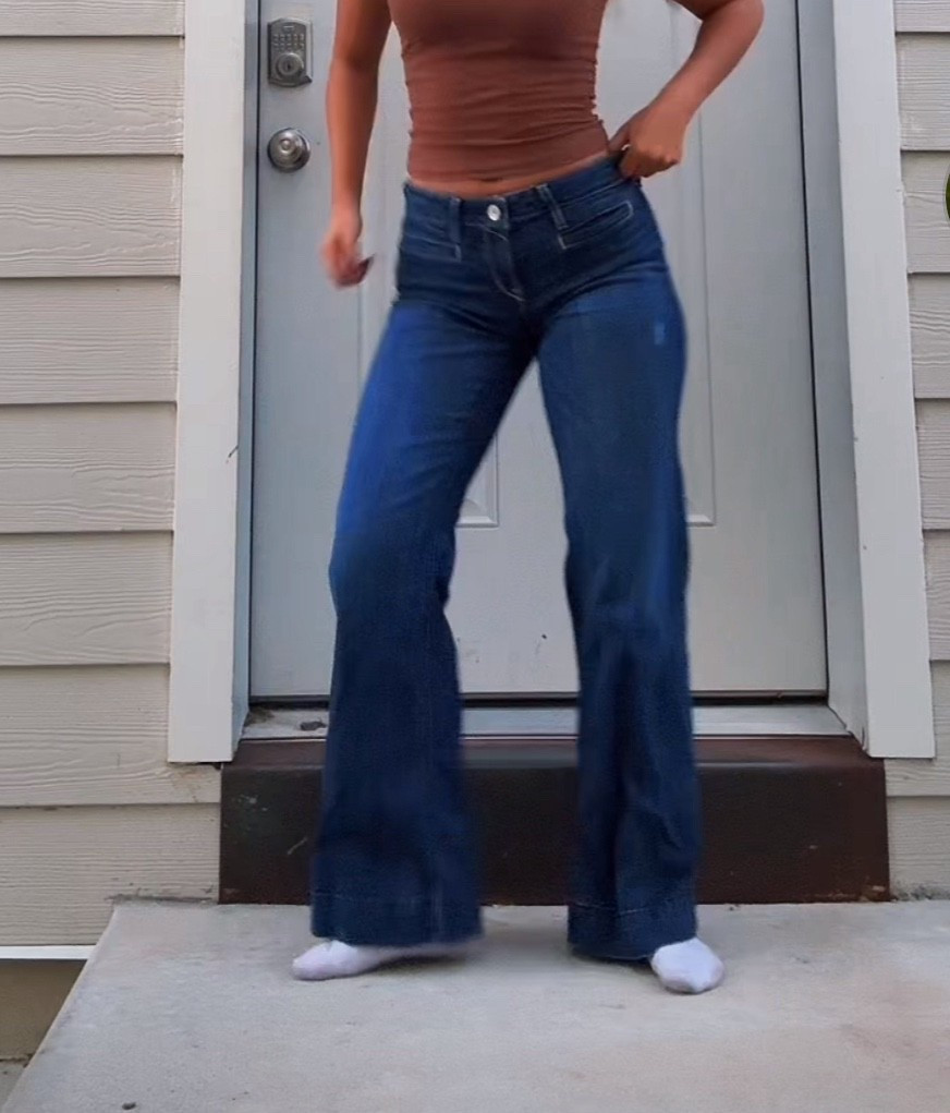 the jeans from my tiktok! #ariat #jeans #denimjeans #midrisejeans #countrygirl #countrygirlootd #countrygirljeans #cowgirl #cowgirljeans #bootcutjeans 