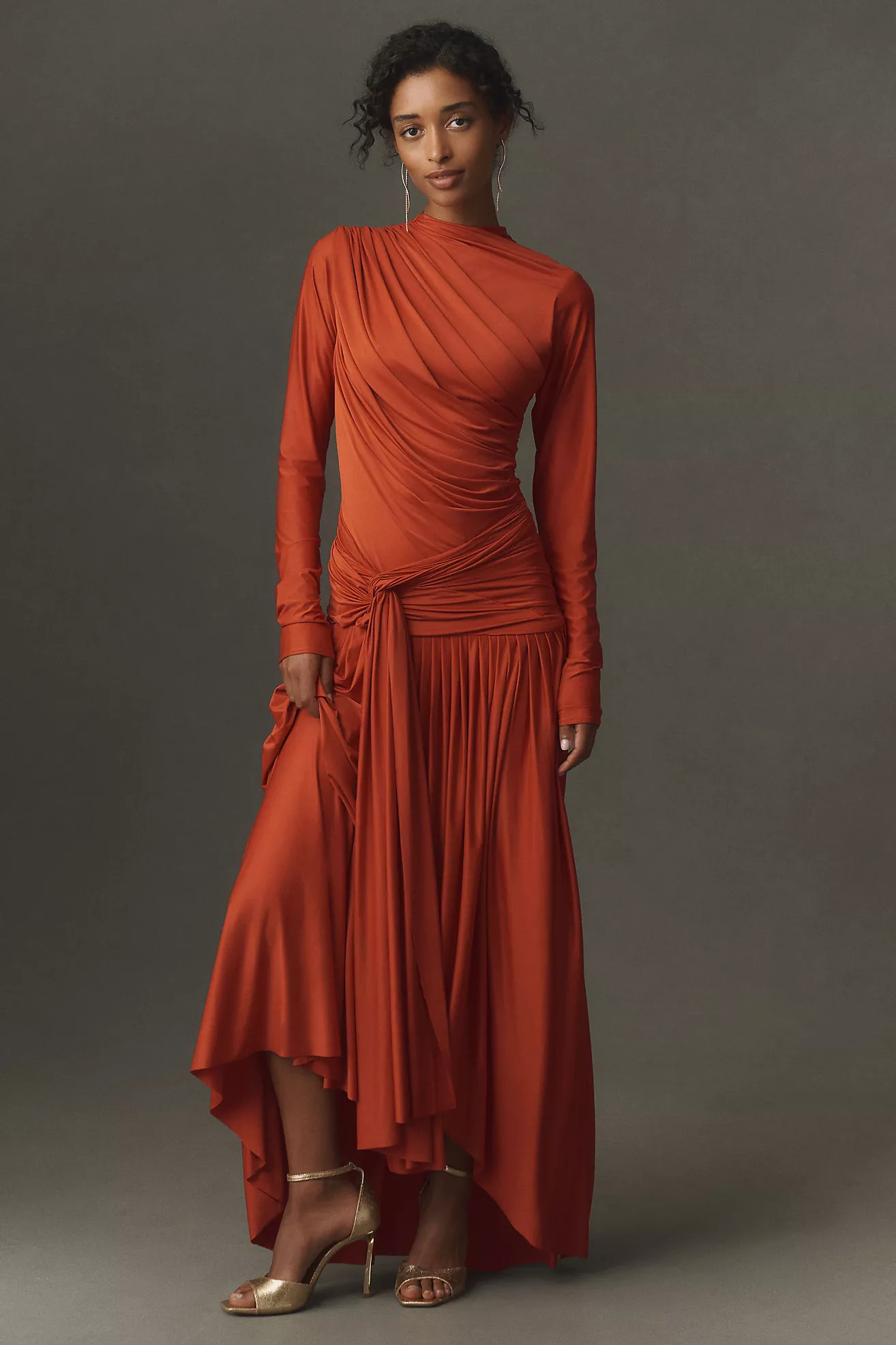 Deme by Gabriella Crocus Long-Sleeve Maxi Dress | Anthropologie (US)