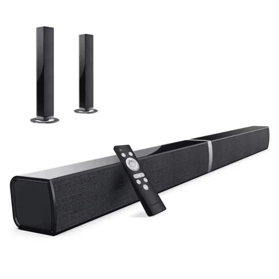 Bluetooth Sound bar for TV, 50W Sound Bar with 4 Drivers and Remote Control, Home Audio TV Speake... | Walmart (US)
