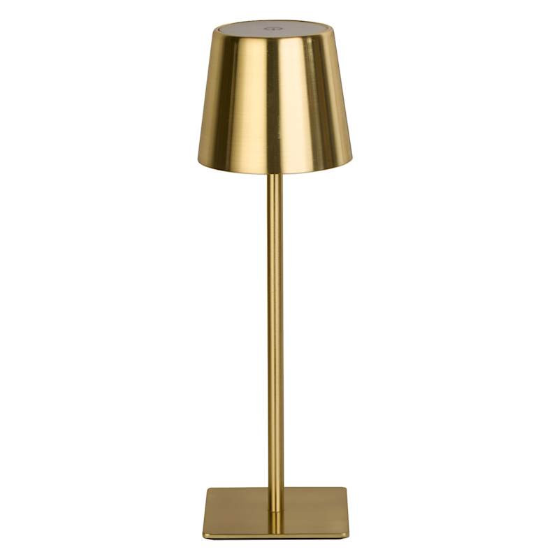 Gold Indoor & Outdoor USB Portable Rechargeable Lamp | At Home