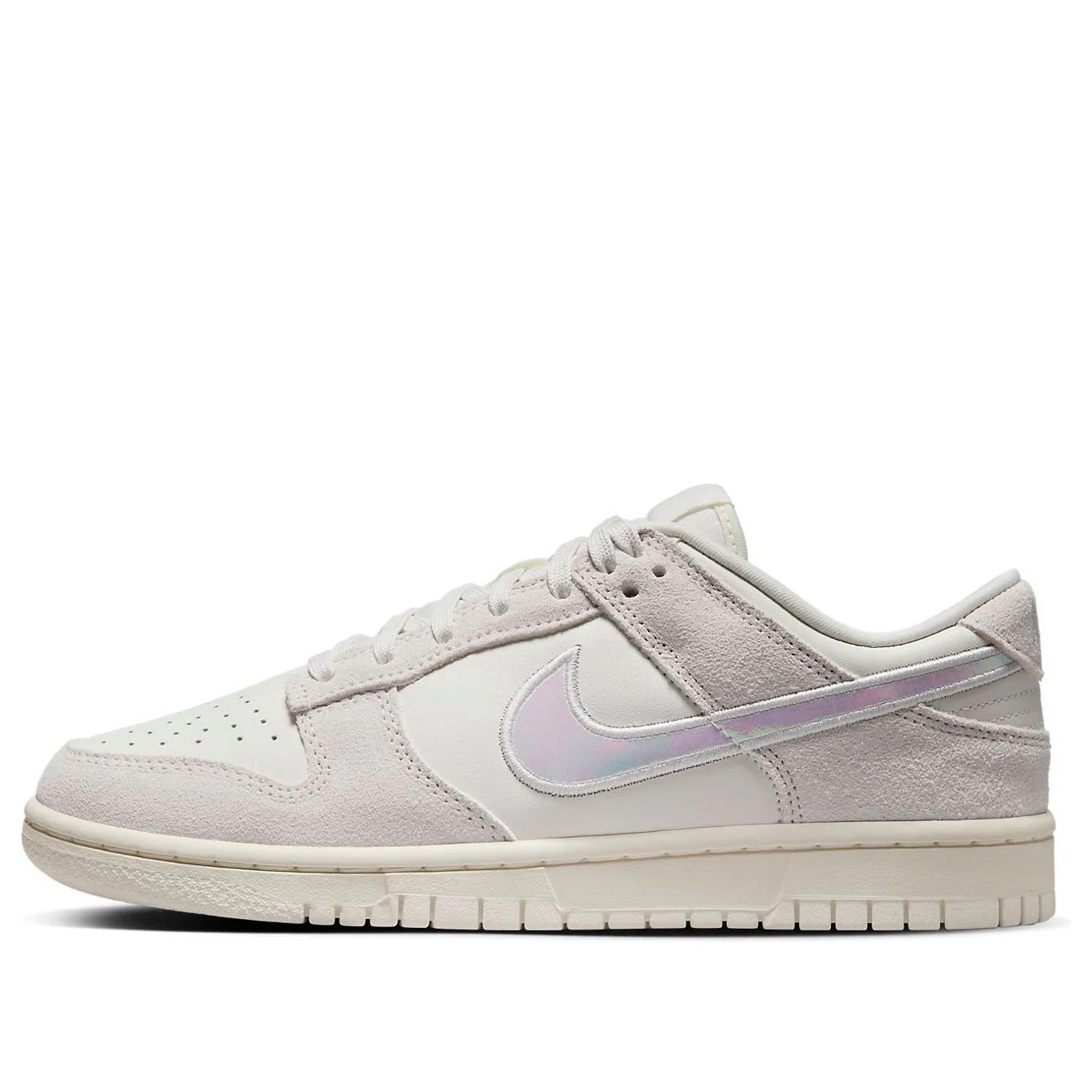 (WMNS) Nike Dunk Low 'Sail Iridescent Swoosh' | KICKS CREW
