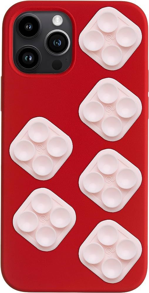 OCTOBUDDY Mini Silicone Suction Phone Case Adhesive Mounts - Hands-Free, Strong Grip Holder for S... | Amazon (US)