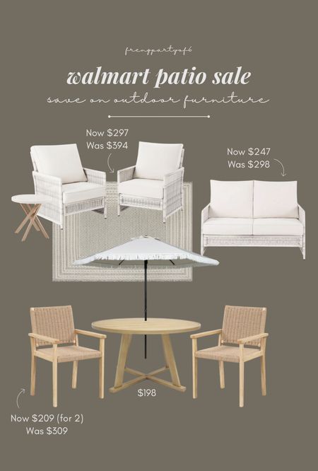 Walmart patio sale! Save on outdoor furniture  

#LTKHome #LTKSaleAlert #LTKSeasonal