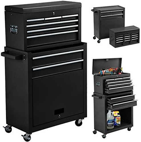 Amazon.com: High Capacity 8-Drawer Rolling Tool Chest 2in1 Portable Tool Box Organizer with Drawe... | Amazon (US)