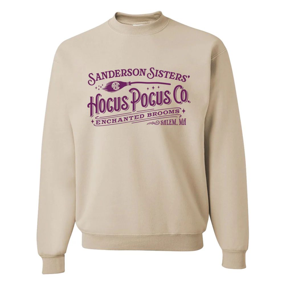 Monogrammed 'Hocus Pocus Co.' Crewneck Sweatshirt | United Monograms