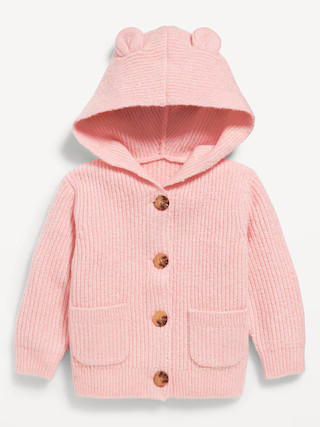 SoSoft Critter Ear Button-Front Sweater for Baby | Old Navy (US)