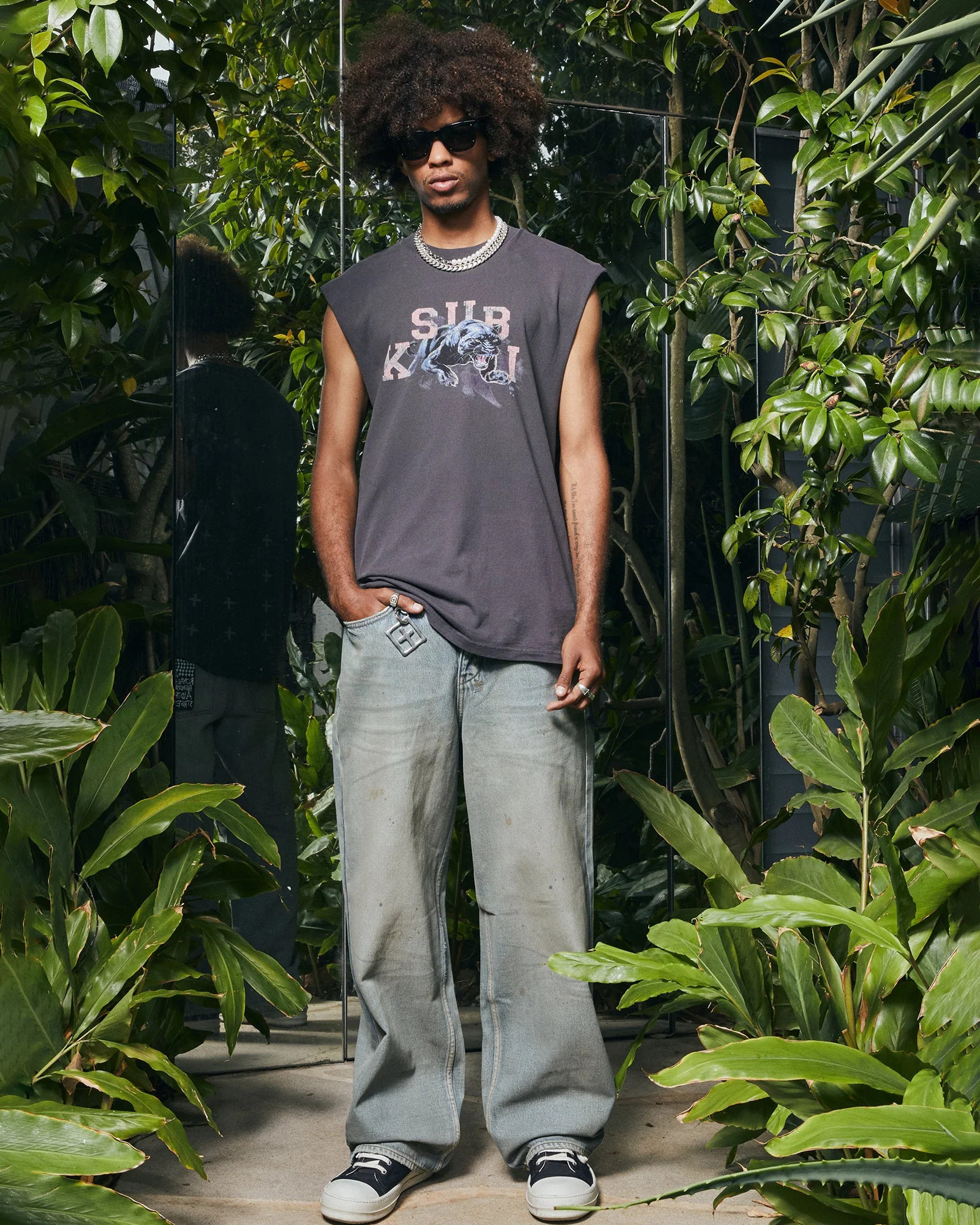 Maxx Mechanik Mens Baggy Jeans - Blue Denim  | Ksubi ++ | Ksubi (AU)