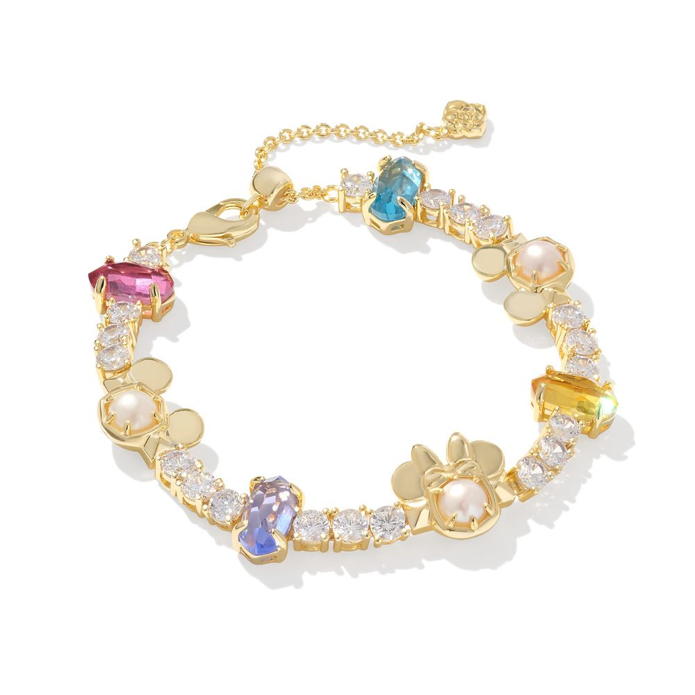 Mickey and Minnie Mouse Tennis Bracelet by Kendra Scott – Multicolor | Disney Store
