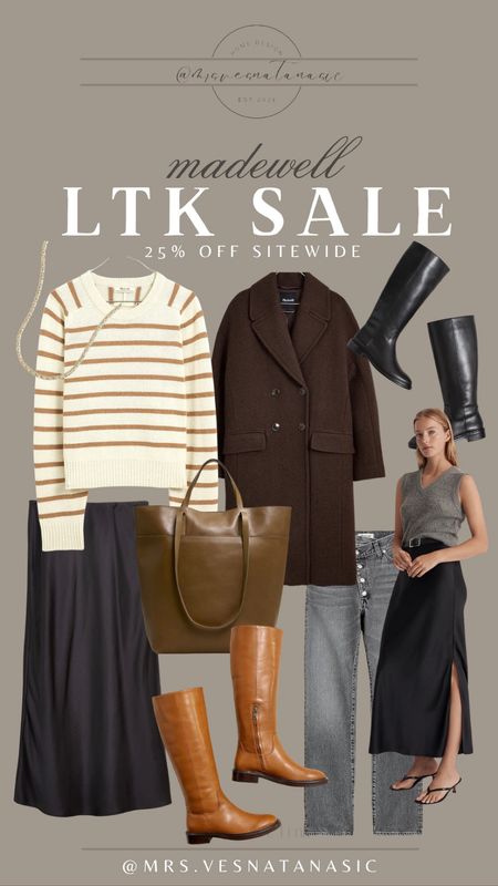 Fall wardrobe essentials! 25% off site wide when you shop in the LTK app. Orderer this boots in black!

Fall sale, fall outfits, madewell, 

#LTKSale #LTKGiftGuide #LTKshoecrush