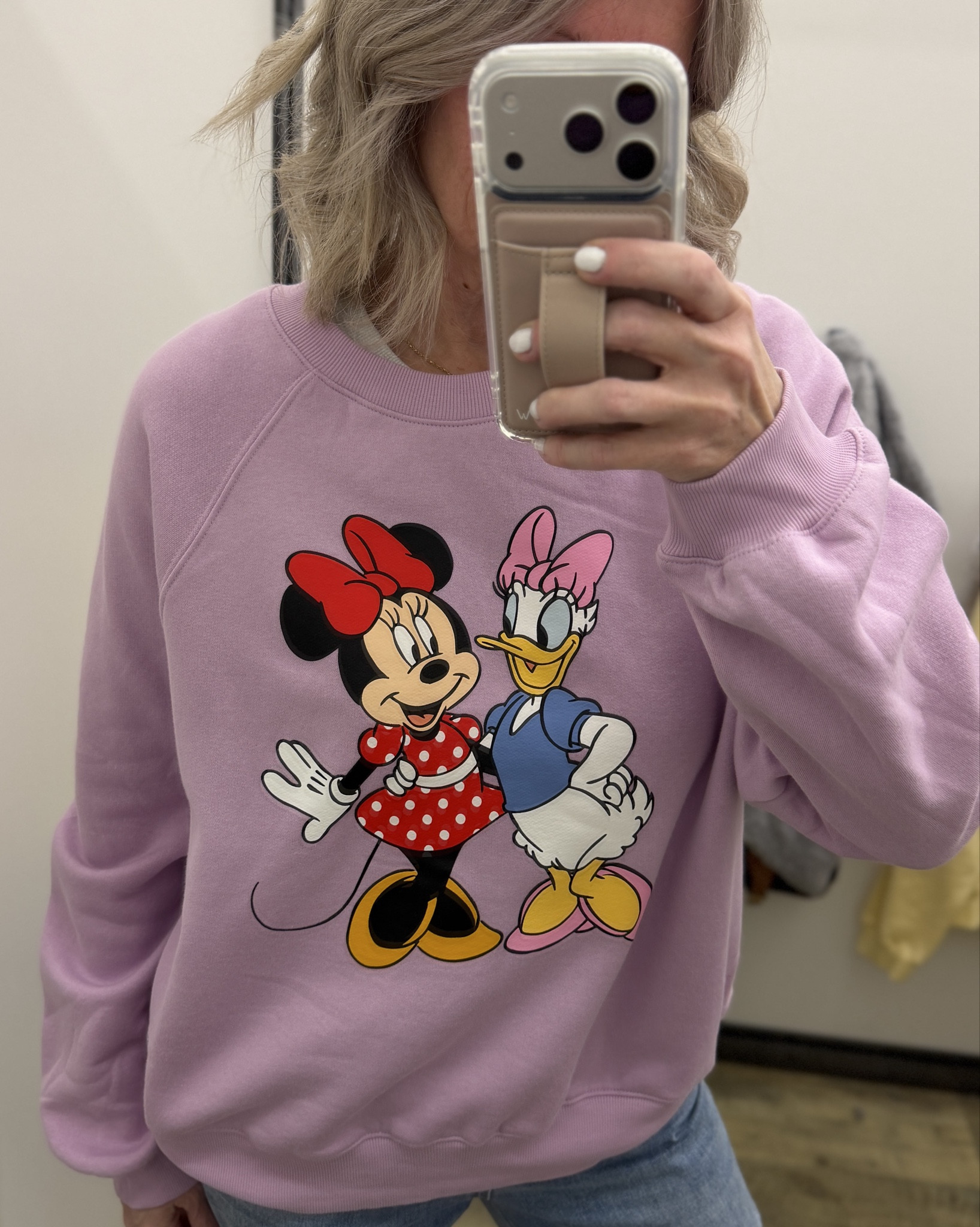 DISNEY girlies, I’ve got you!

I found the cutest Disney x Old Navy sweatshirts- & they’re ON SALE! 

Sweatshirts for the littles are available online, but adult sizes are IN STORE ONLY at the moment!

The ONLY case I use is the Walli case! You can save 10% now with code Nickibthomas or use my link for auto applies discount😜
⬇️
https://wallicases.com/?rstr=51026