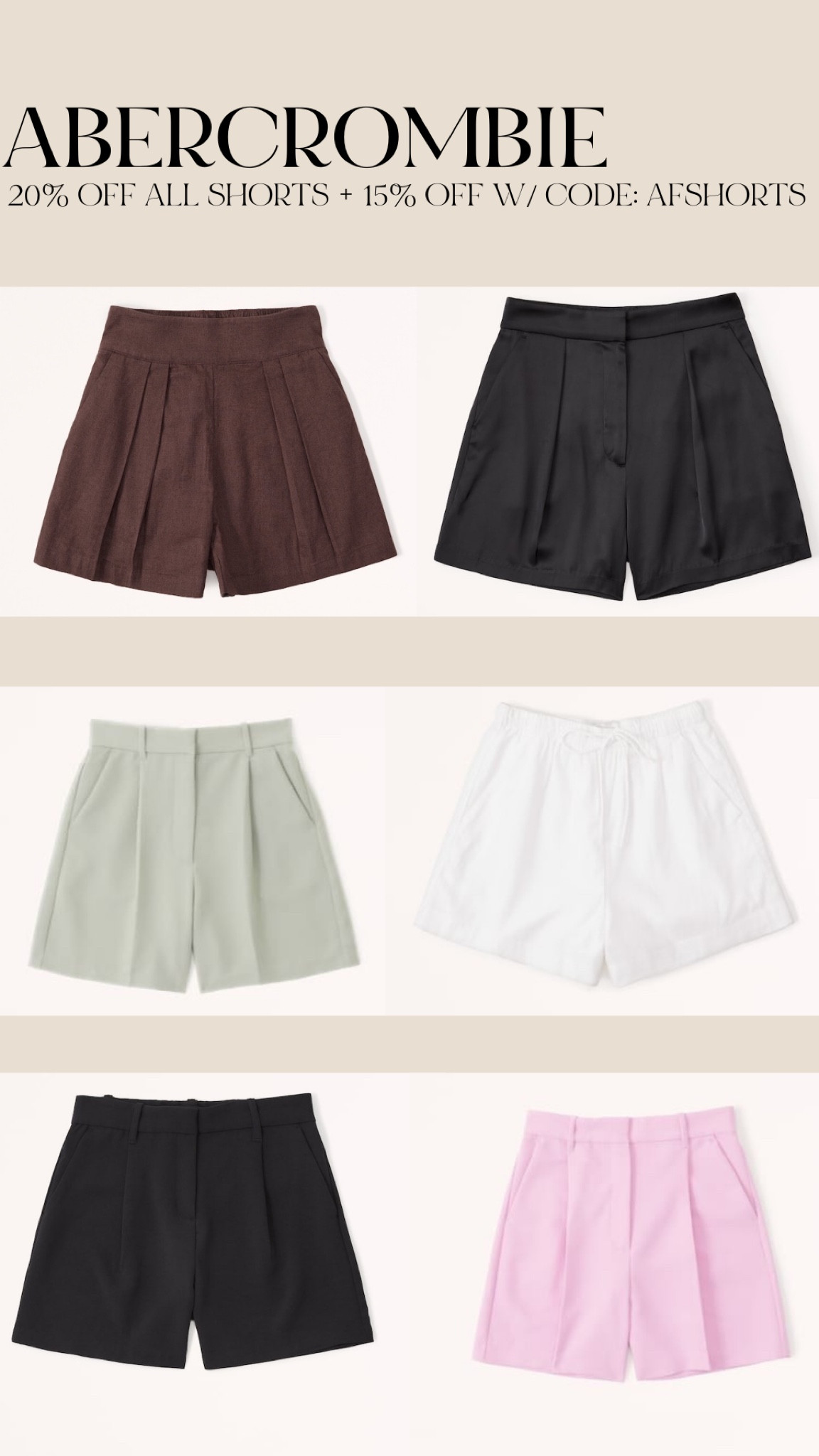 Abercrombie Short Sale! 20% off + 15% off with code: AFSHORTS!


abercrombie, abercrombie shorts, jean shorts, ripped jean shorts, black jean shorts, mom shorts, 90’s trend shorts, high rise shorts, high waisted shorts, linen shorts, paper bag shorts, satin shorts, tailored shorts

#LTKunder50 #LTKunder100 #LTKsalealert