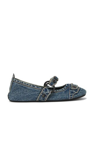 Balenciaga City Flat in Blue | FWRD 