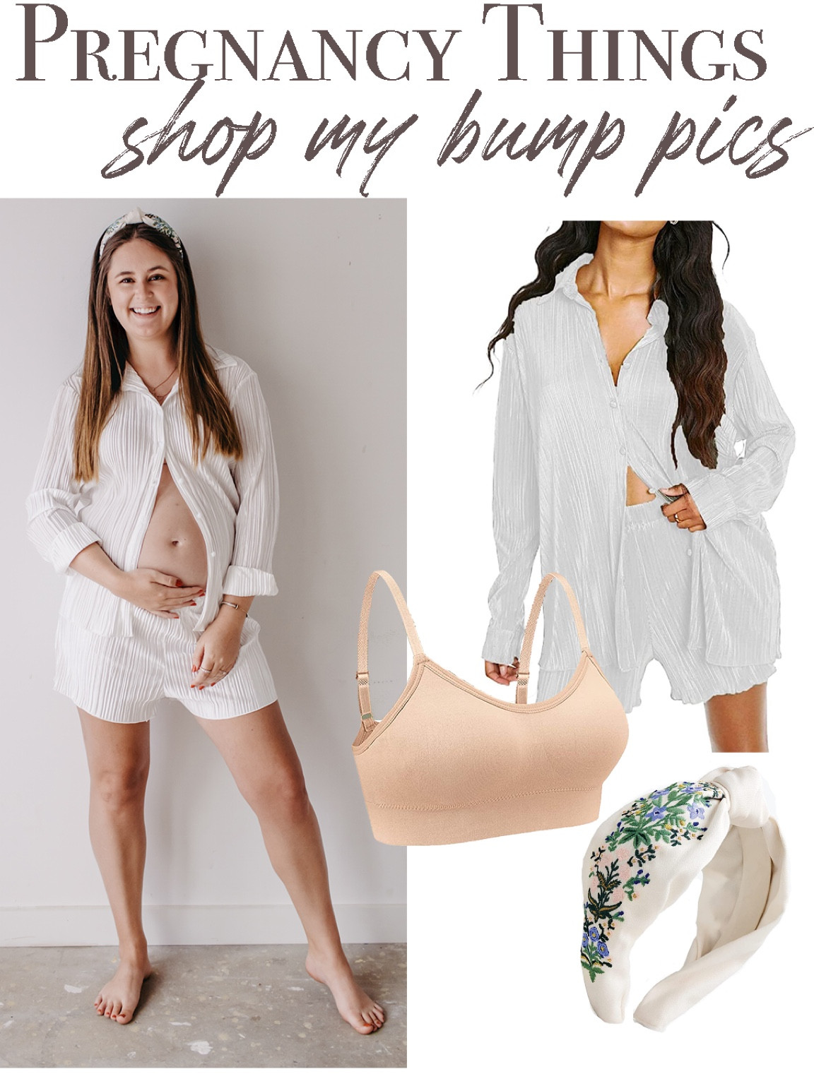 Casual bump/maternity photos. Amazon maternity finds + bump friendly sets!

- Set: wearing a size medium (TTS)
- Bras: size large (TTS)

#LTKbaby #LTKbump #LTKunder50