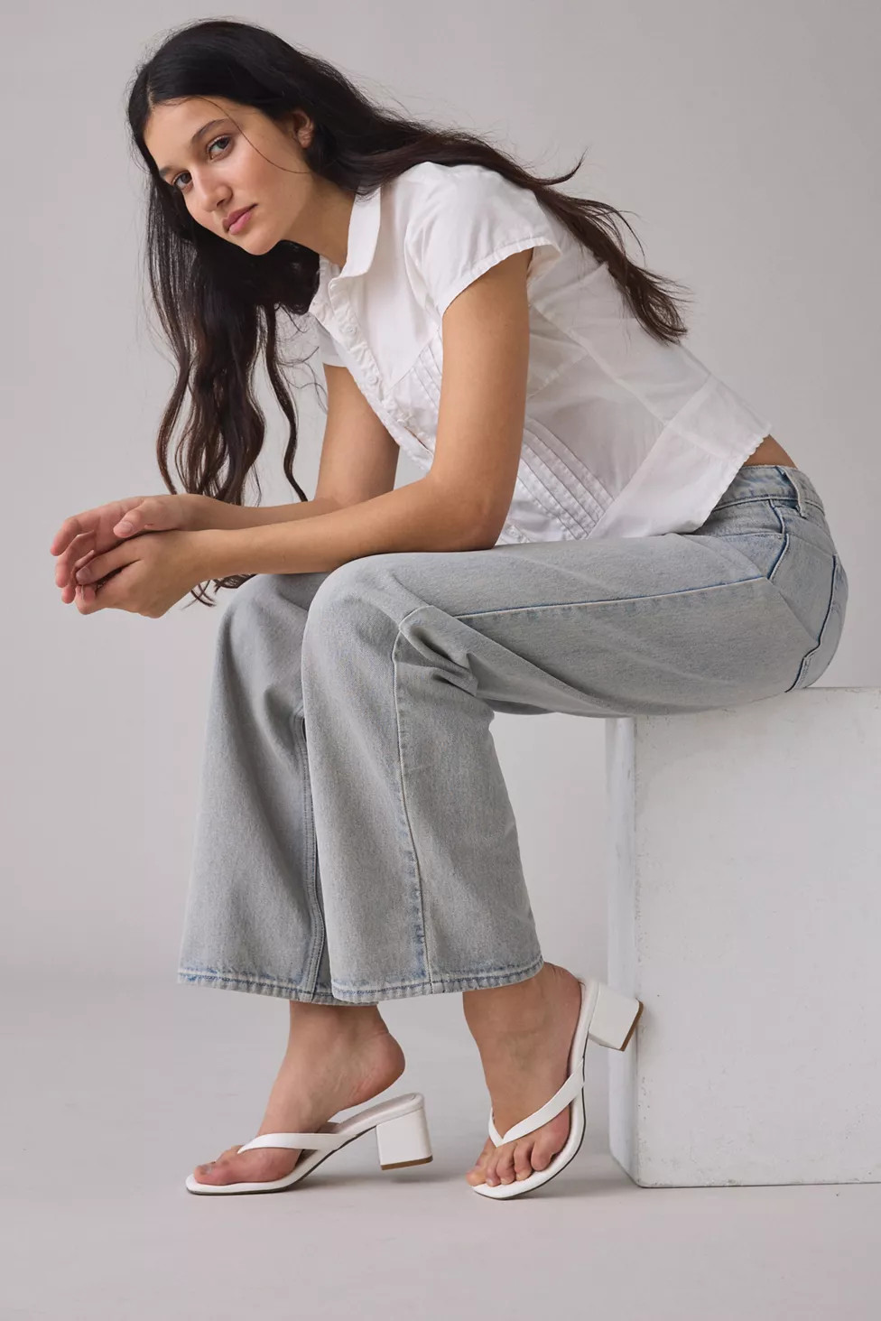 UO Katie Block Heel Sandals | Urban Outfitters (US and RoW)