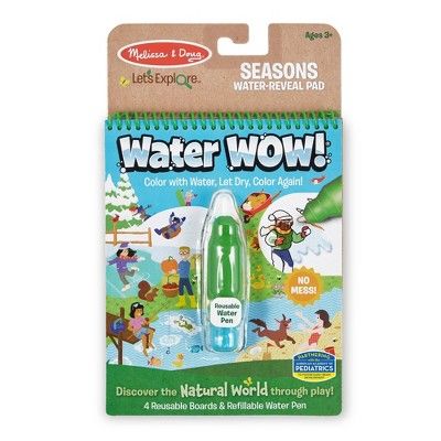 Melissa & Doug Let's Explore Water Wow! Seasons Water-Reveal Pad | Target