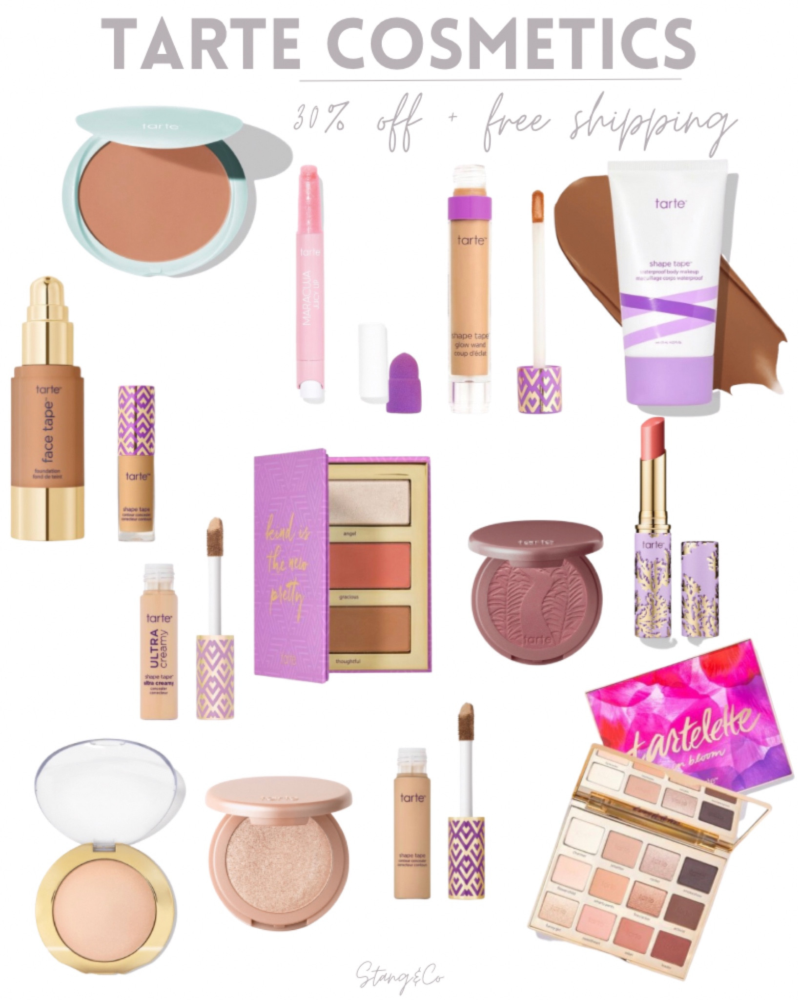 Tarte 30% off sitewide plus free shipping 

#LTKCyberweek #LTKGiftGuide #LTKSeasonal
