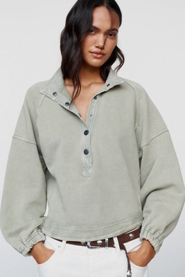 Knit Project Canyon 100% Cotton Henley Top | Anthropologie (US)