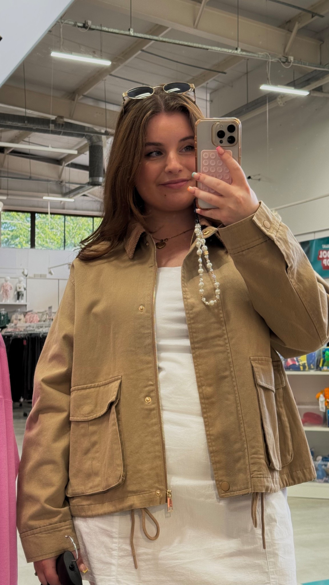I wear a size 14 and would go up to a 16 if you wanted to wear jumpers / something thicker with it!

Matalan jacket, light jacket, autumn jackets, beige jacket, lightweight jacket, transitional jackett

#LTKautumn #LTKmidsize #LTKuk