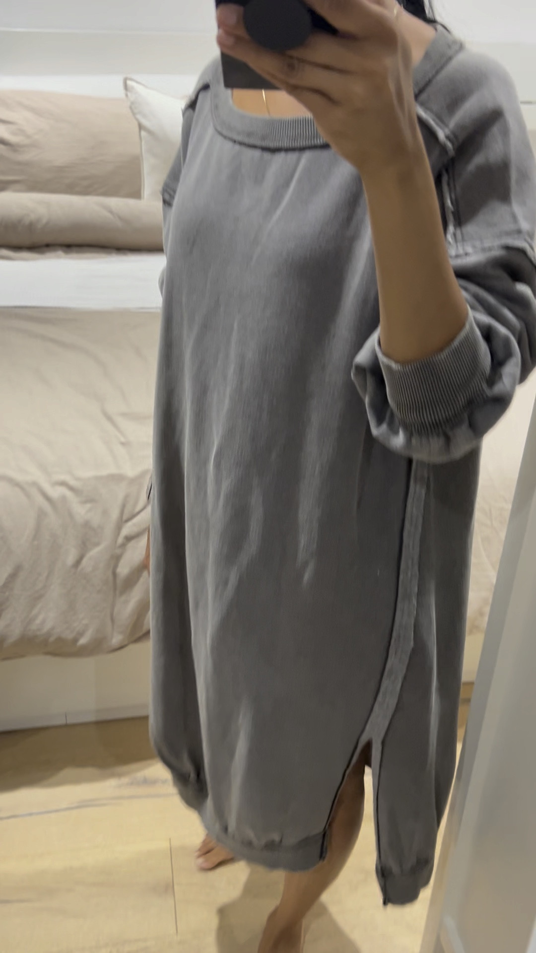 Can be worn on cool days as a dress or with leggings in the winter! So soft and comfy ☺️ I’m wearing xs. 

#LTKSeasonal #LTKover40 #LTKFind