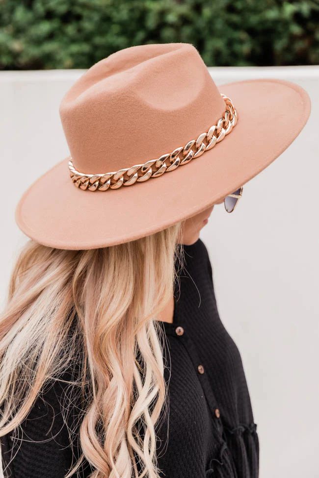 Speechless Entrance Taupe Hat | The Pink Lily Boutique