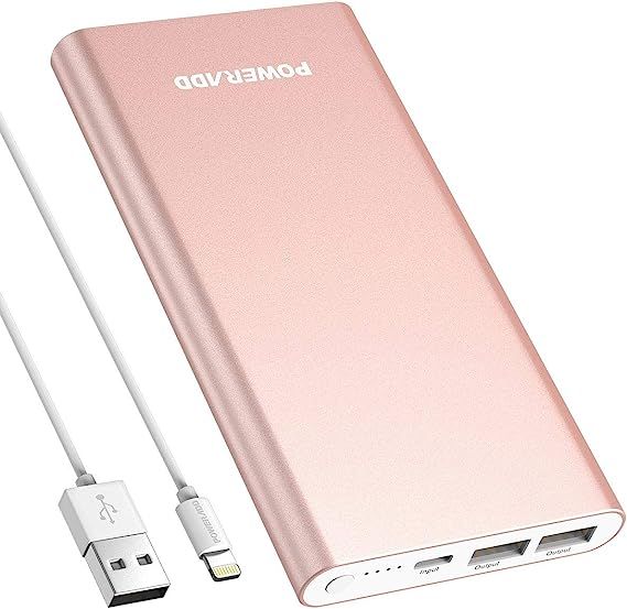 POWERADD Pilot 4GS 12000mAh 8-Pin Input Portable Charger External Battery Pack with 3A High-Speed... | Amazon (US)