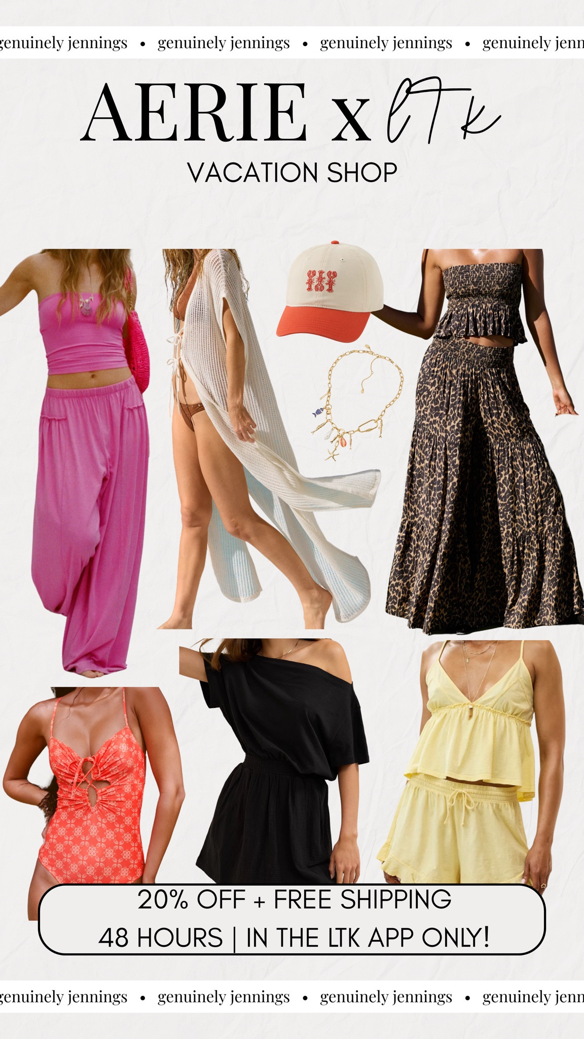 @Aerie x LTK sale! 20% off in-app only!

Make sure to copy the code before shopping!

#LTKxAerie #LTKSwim #LTKTravel