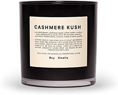 Boy Smells Cashmere Kush Candle | 50 Hour Long Burning Candles | All Natural Coconut & Beeswax Ca... | Amazon (US)