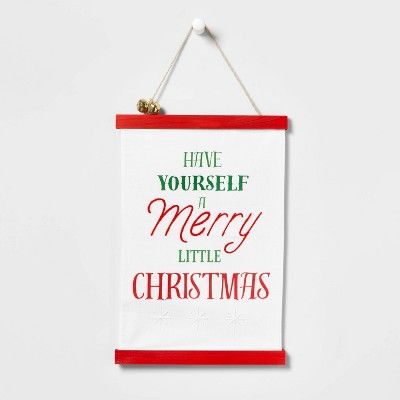 Have Yourself A Merry Little Christmas Hanging Sign - Wondershop&#8482; | Target