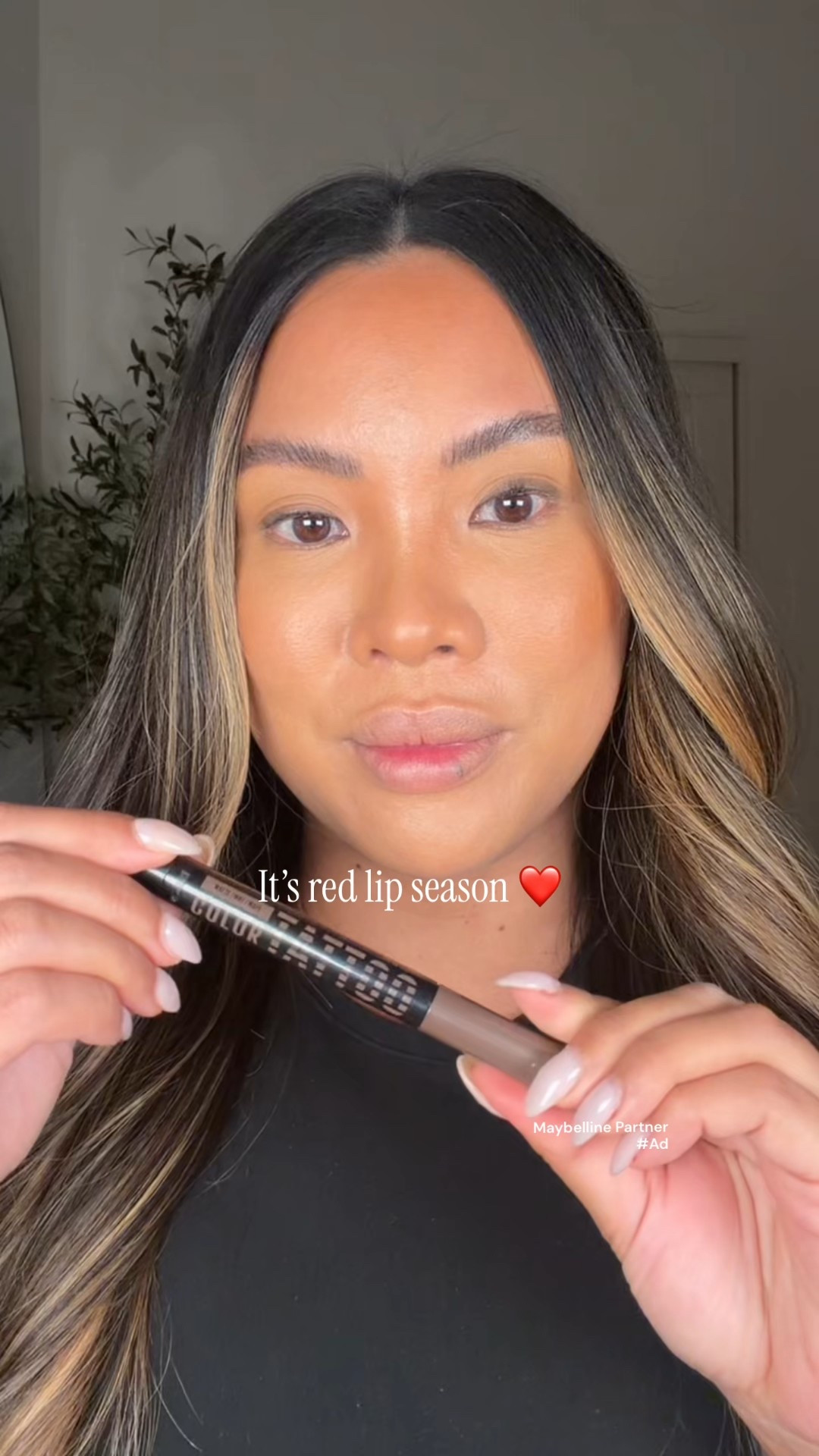 #ad #MaybellinePartner The perfect red lip for the holiday season and it does NOT MOVE! 😆 Comment HOLIDAY to get exact shades DM’ed to you. 
@maybelline @targetstyle @target #TargetPartner #Target

#LTKHoliday #LTKBeauty #LTKOver40