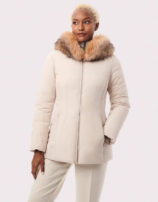 Nordic Vegan Fur Trim Puffer Jacket | Bernardo Fashions