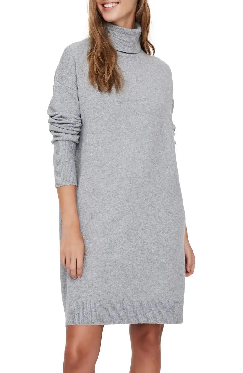 Brilliant Turtleneck Long Sleeve Sweater Dress | Nordstrom