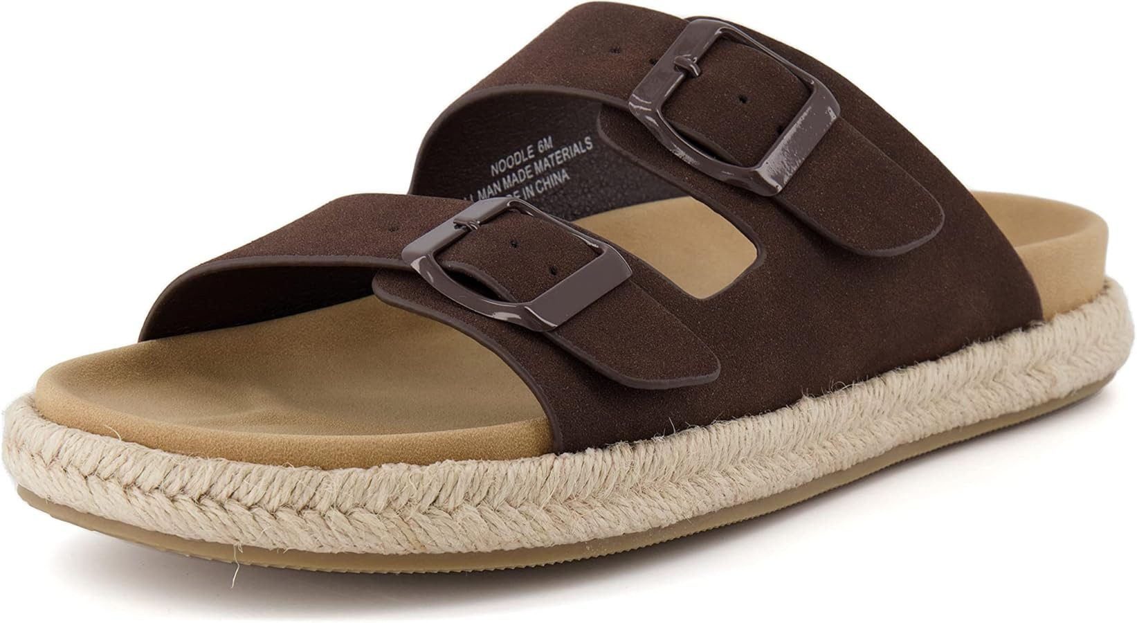 CUSHIONAIRE Women's Noodle Espadrille footbed sandal with +Comfort, Wide Widths Available | Amazon (US)