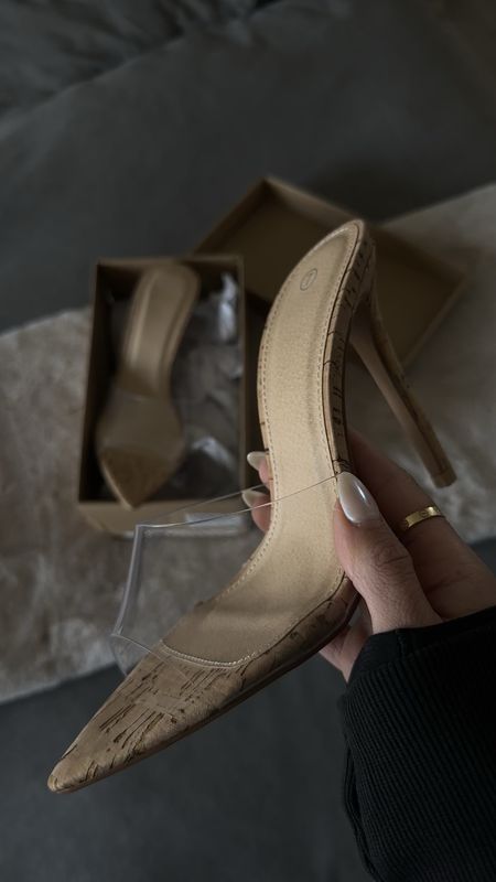 Clear strap pointed toe cork heels for summer 

any cork is a summer staple for me, mostly bc they work with any occasion + outfit 



#LTKfindsunder50 #LTKsalealert #LTKshoecrush