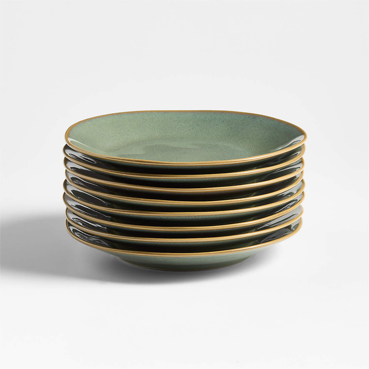 Marin Sage Green Stoneware Salad Plate + Reviews | Crate & Barrel | Crate & Barrel