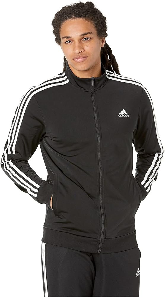 adidas Men's Essentials Warm-Up 3-Stripes Track Top | Amazon (US)