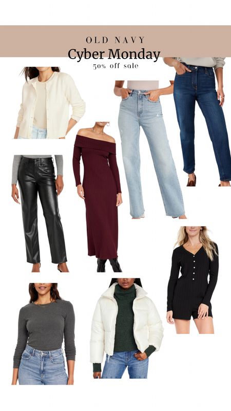 @oldnavy 50% off sale 

#LTKsalealert #LTKover40 #LTKCyberWeek