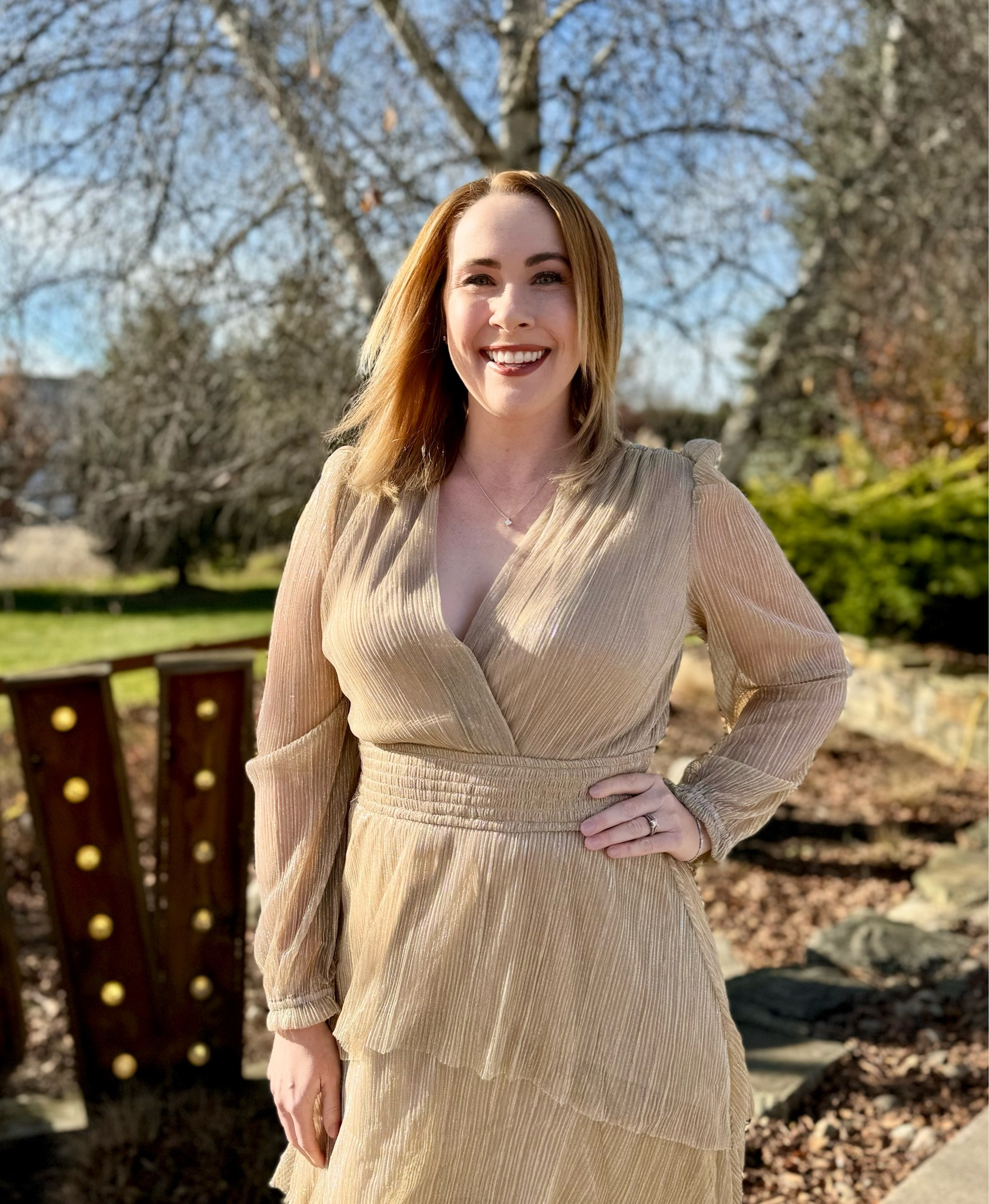 Gold dress, holiday style, fall wedding, winter wedding, women’s fashion, wedding guest 

#LTKStyleTip #LTKOver40 #LTKFindsUnder100