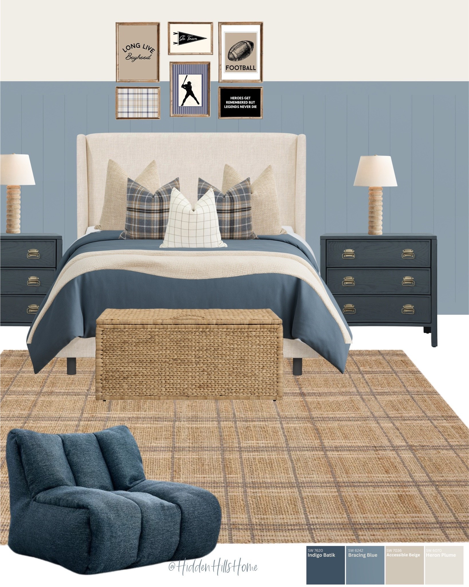 Boys room decor mood board, teen boys bedroom design, masculine bedroom decor ideas, boys room inspiration, home decor #boysroom

#LTKHome #LTKSaleAlert #LTKKids
