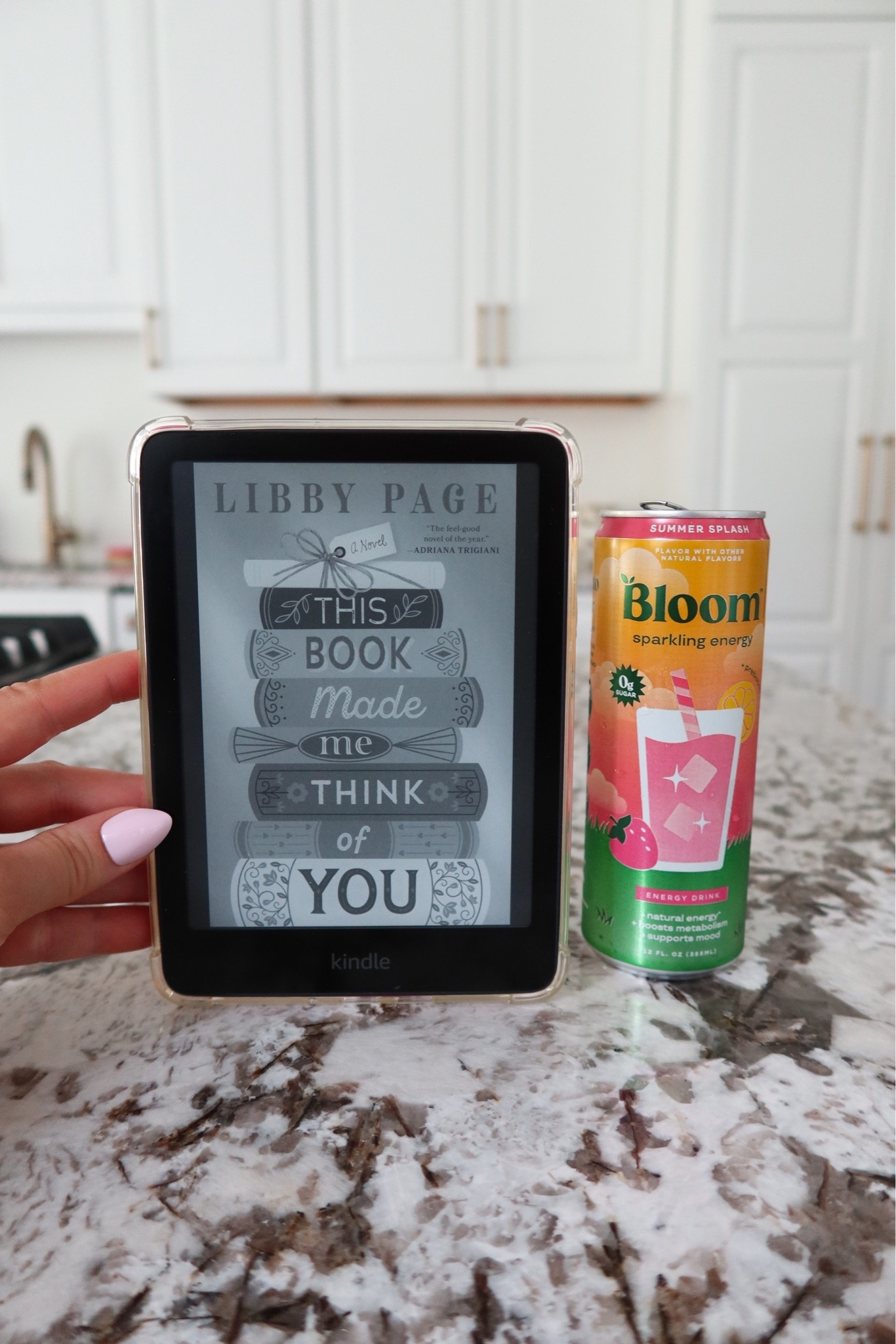 Good morning! I finally found Bloom Summer Splash at our local Target and finished Yours Truly by Abby Jimenez ( 5/5⭐️) and started our Book Club Book— This Book Made Me Think of You by Libby Page!📖 Happy Monday!💕

#LTKmorningroutine