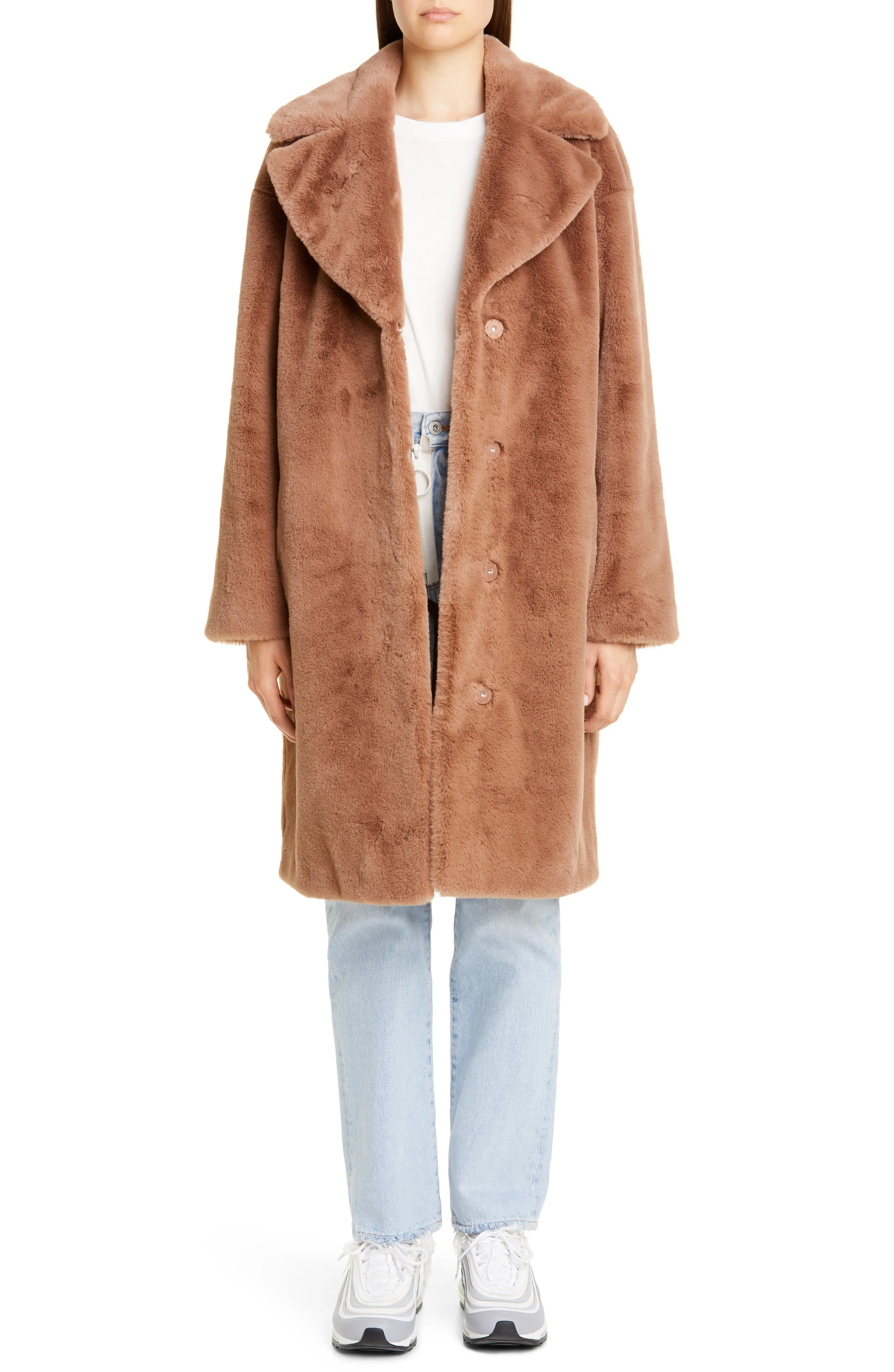 Camille Faux Fur Cocoon Coat | Nordstrom
