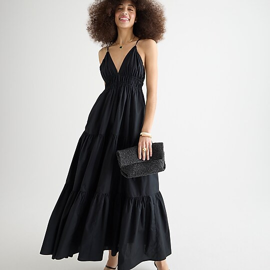 Oahu V-neck tiered dress | J. Crew US