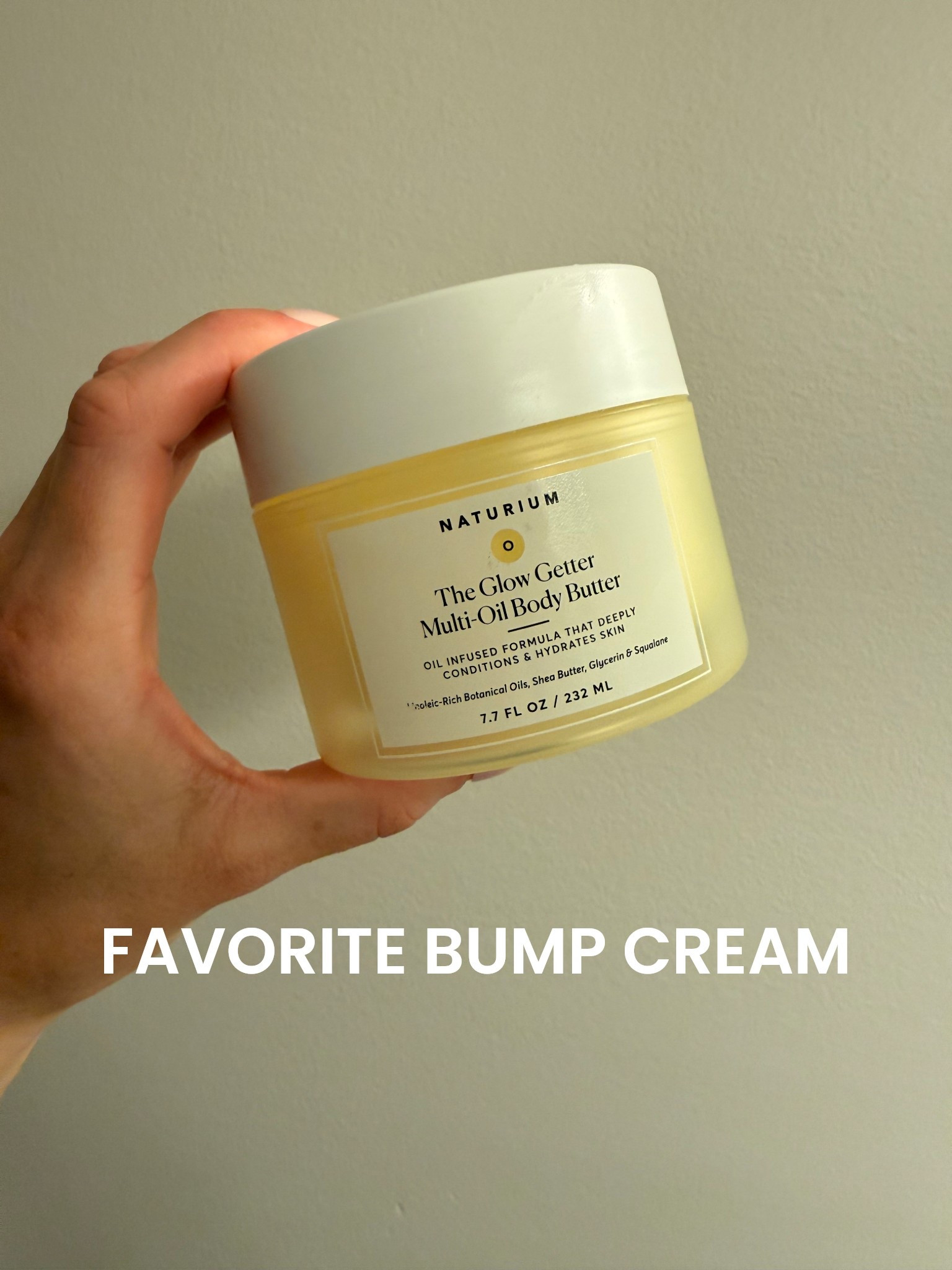 Pregnancy skin has been needing extra love and this has been it 🤍 The Naturium Body Butter applies like a lotion but melts into your skin like an oil and the hydration actually lasts. No heavy, sticky feeling. Just soft, glowy skin all day. 

#LTKBaby #LTKselfcare #LTKBump