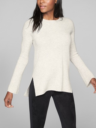 Wool Cashmere Bell Sleeve Sweater | Athleta