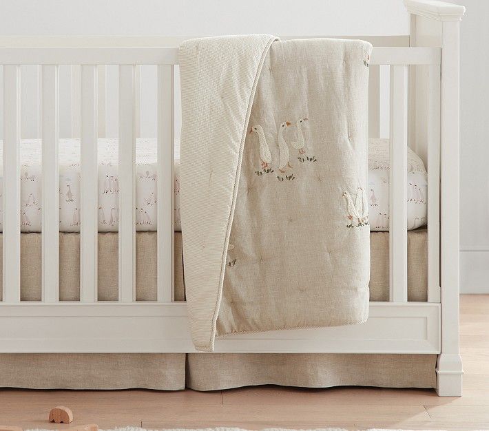 Darby Duckling Baby Quilt | Pottery Barn Kids