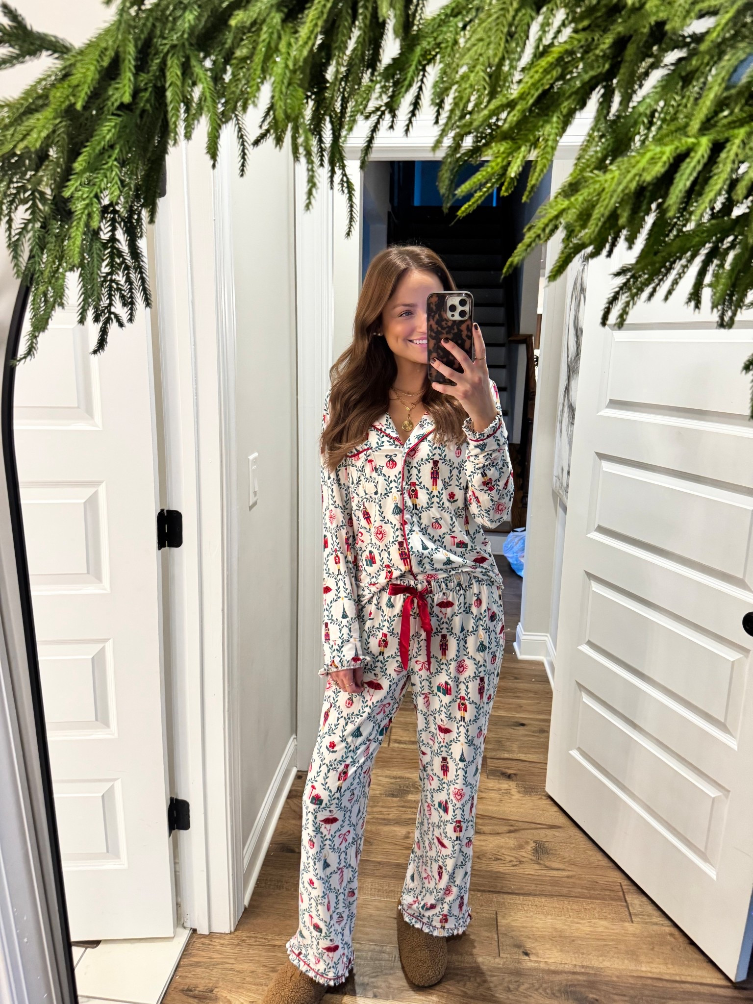 Wearing a size small in these Christmas pajamas! On sale!! 

#LTKGiftGuide #LTKCyberWeek #LTKHoliday