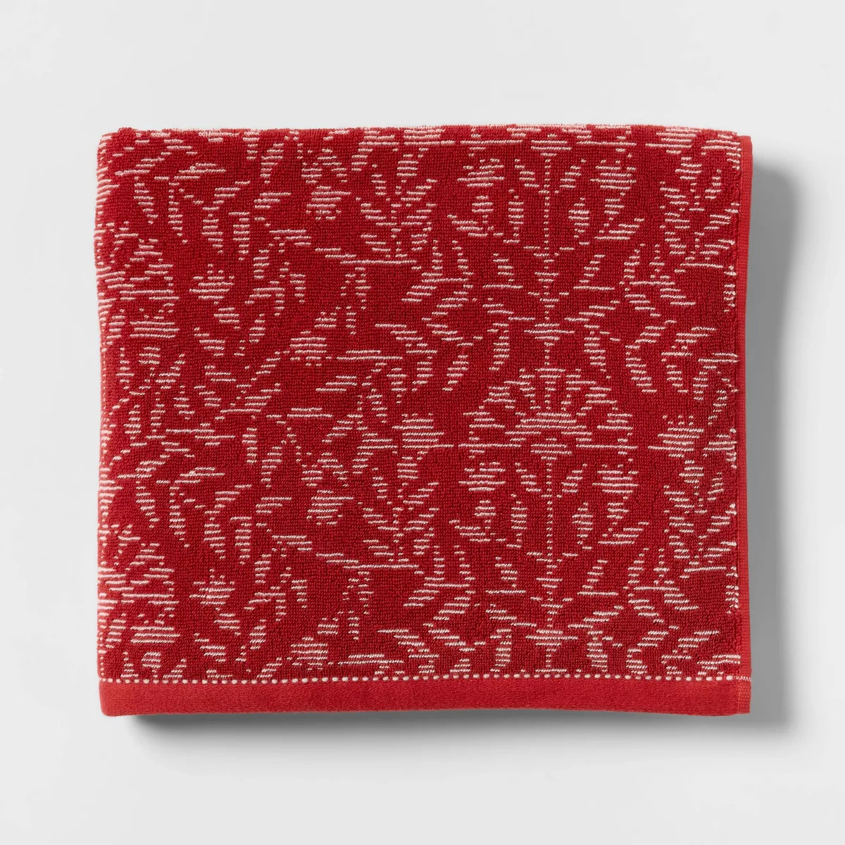 Americana Floral Bath Towel Red - Threshold™ | Target