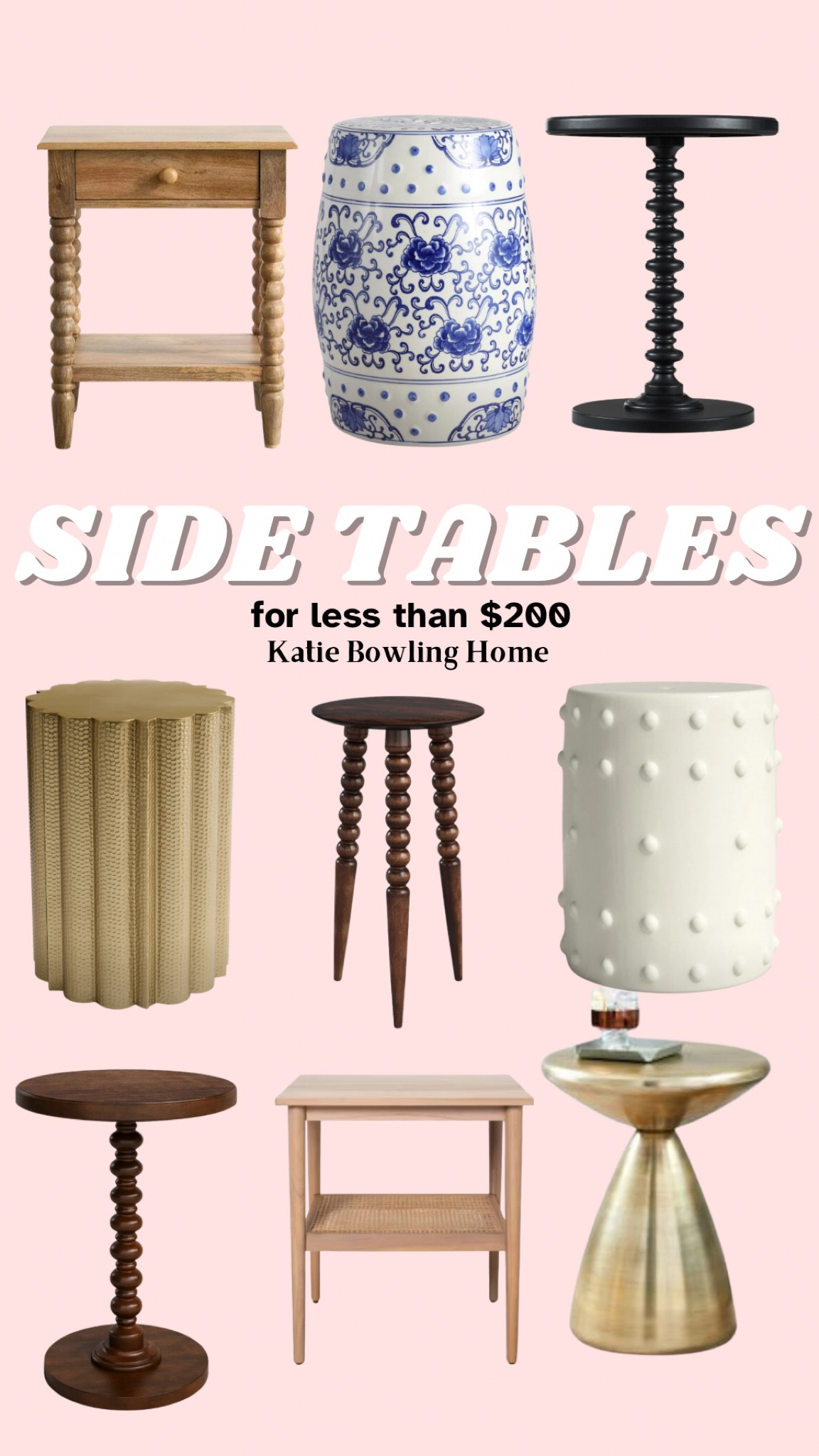 Cute side tables or nightstands for less than $200. Ideally your night stand should be about the height of your bed. 

#LTKSaleAlert #LTKHome