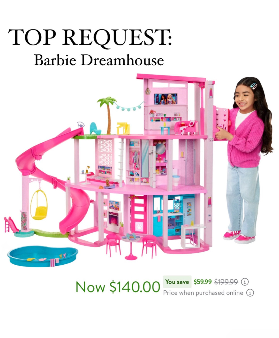 Top request: Barbie dream house! My daughter would LOVE this!! 

#LTKKids #LTKSaleAlert #LTKCyberWeek