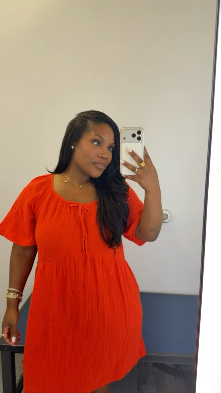 Another easy dress to throw on for the warmer months! 😍 Also love the bow detailing and pockets!! 

Dress is 50% off at Old Navy ✨

Wearing size Medium 

#LTKPetite #LTKMidsize #LTKSaleAlert